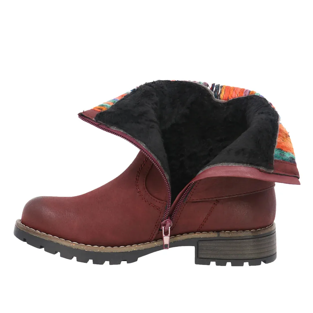 Chaussures TAXI Serena-01T Bourgogne