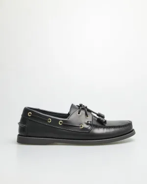 Chaussures bateau en cuir pour hommes Tomaz C999A