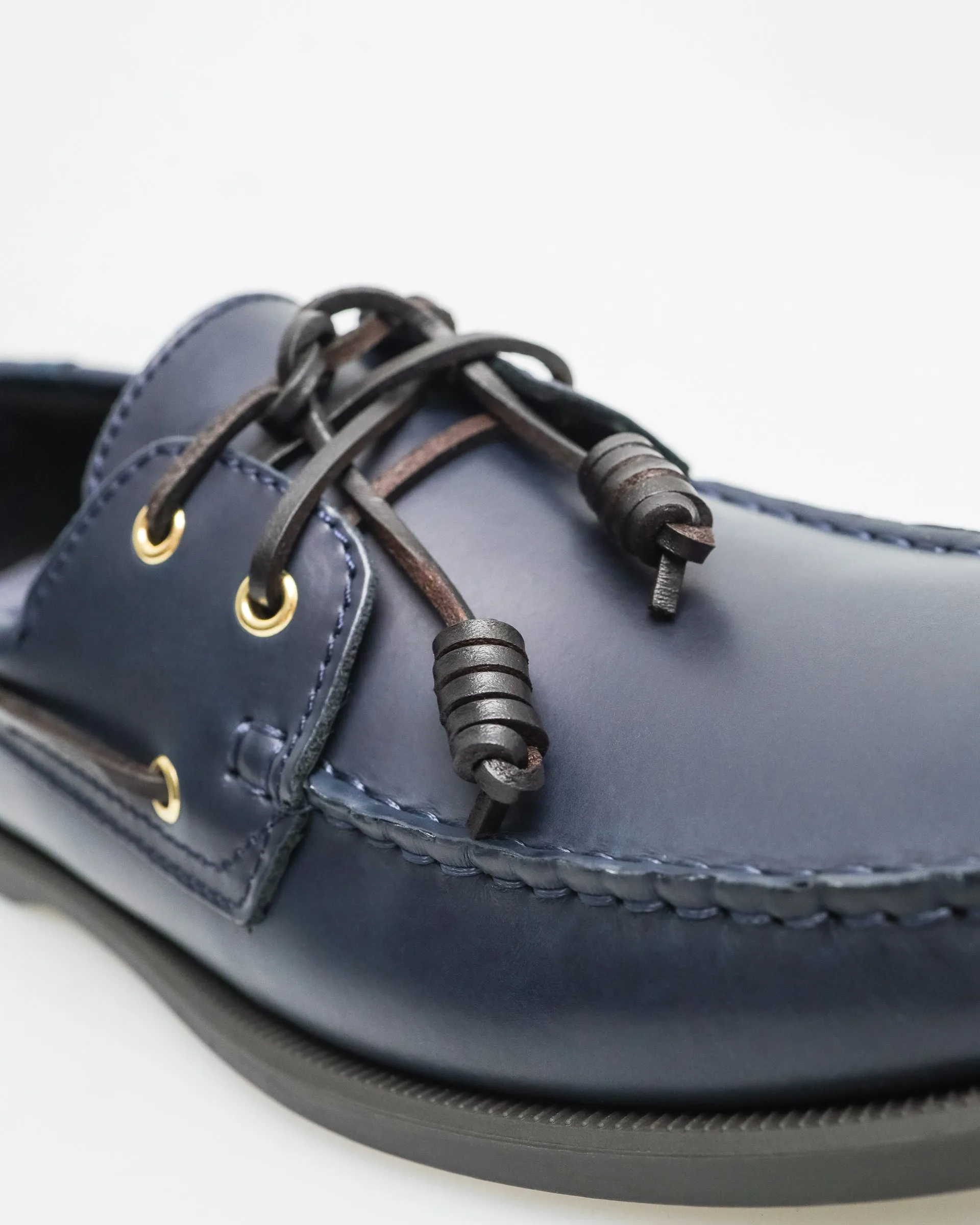 Chaussures bateau en cuir pour hommes Tomaz C999A