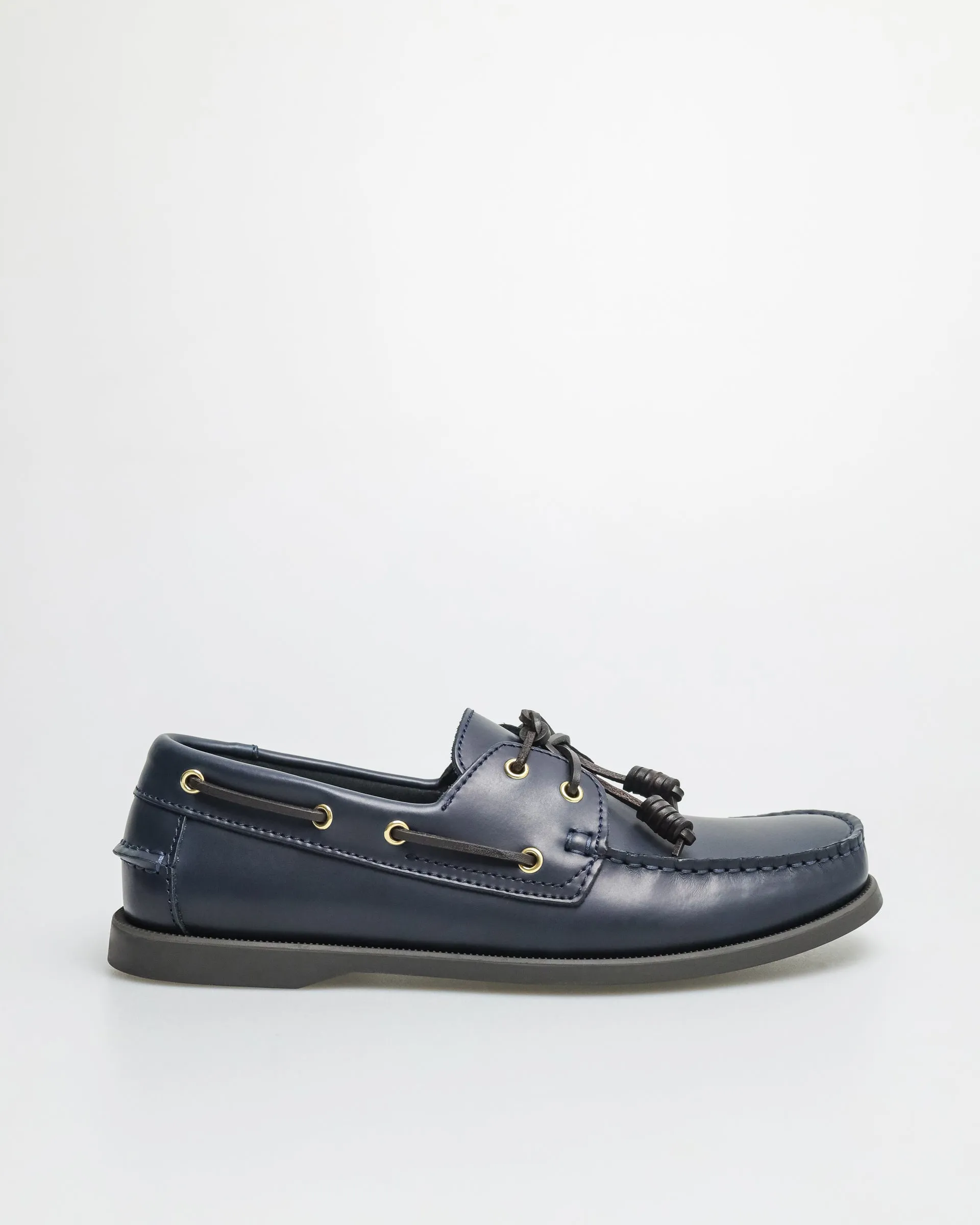 Chaussures bateau en cuir pour hommes Tomaz C999A