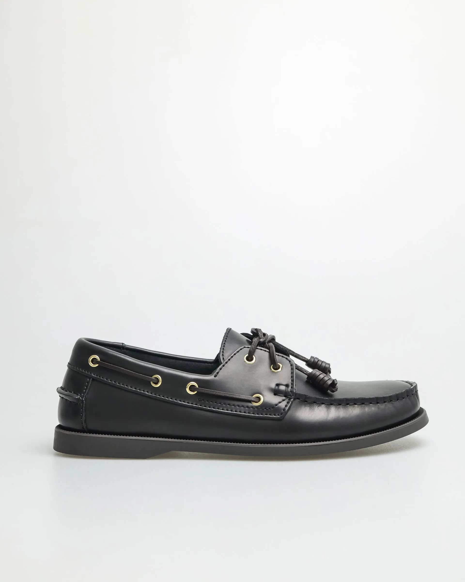 Chaussures bateau en cuir pour hommes Tomaz C999A
