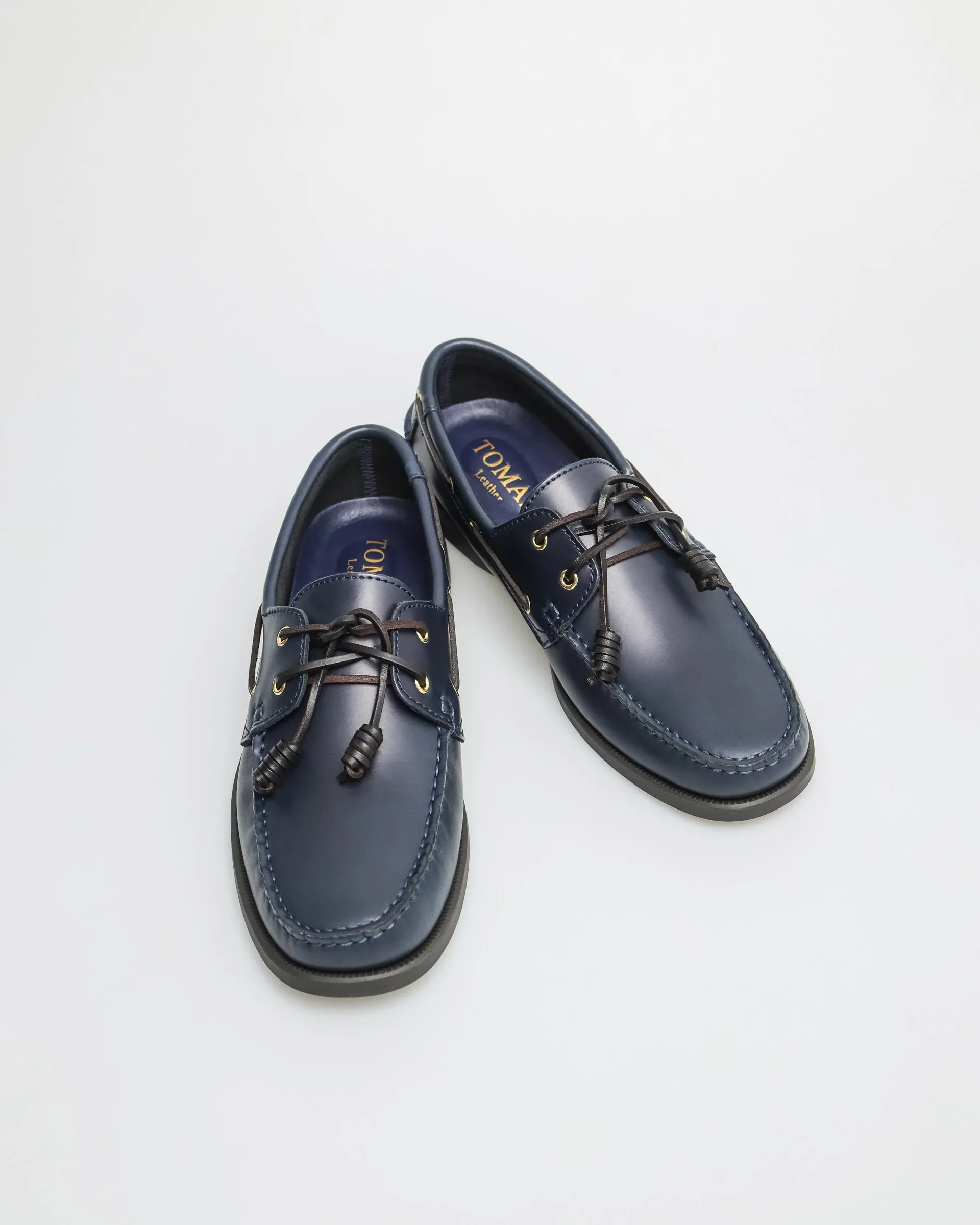 Chaussures bateau en cuir pour hommes Tomaz C999A