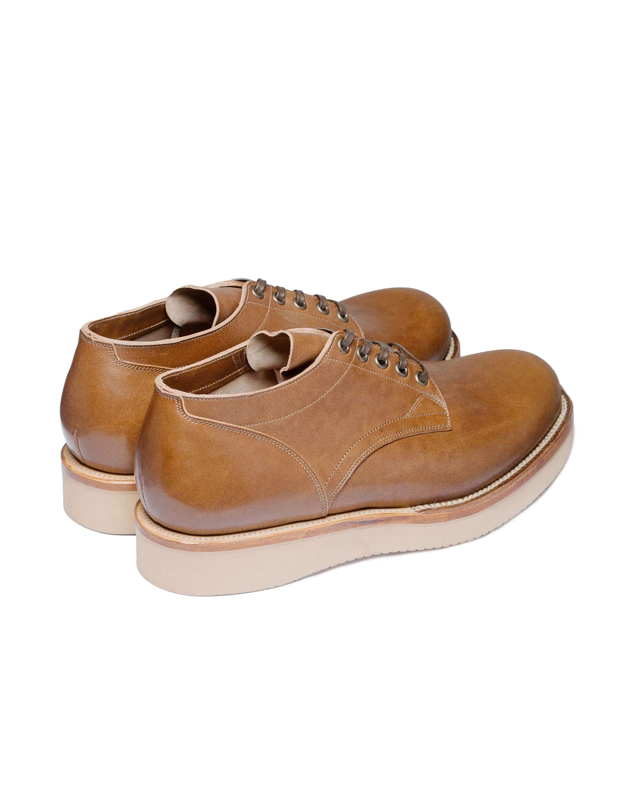 Viberg 145 Chaussure Oxford Toscanello Cuir de Croupe de Cheval Lucida