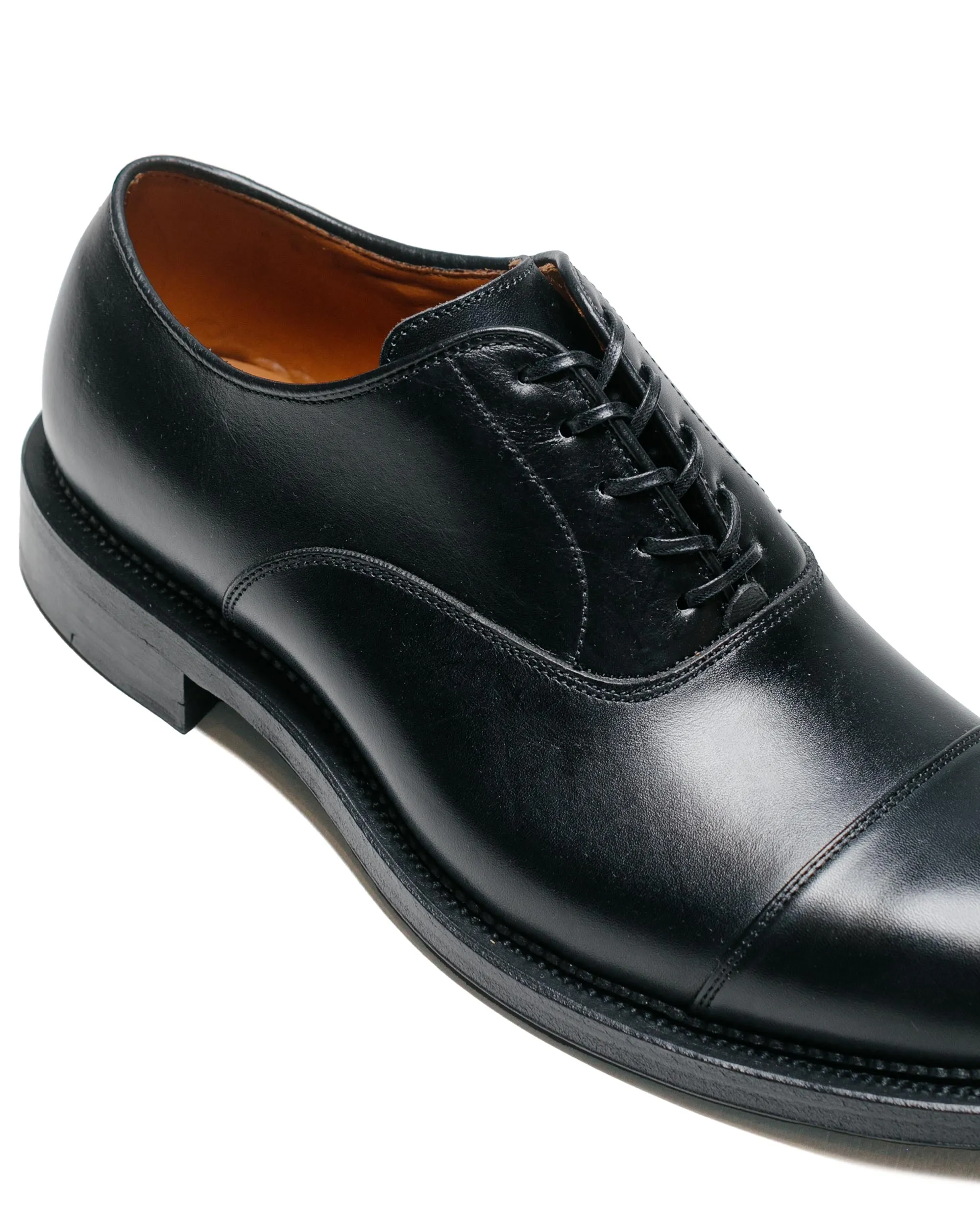 Viberg Bastion Oxford en veau français noir