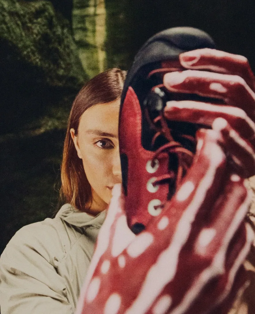 Baskets Jasper Rocks pour Femme x Hiking Patrol | Rouge Fantomatique