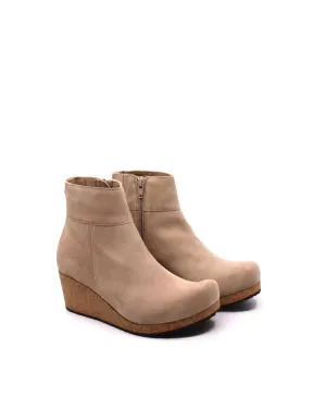 Bottines Papillio Ebba pour Femme en Sable Clair Étroit